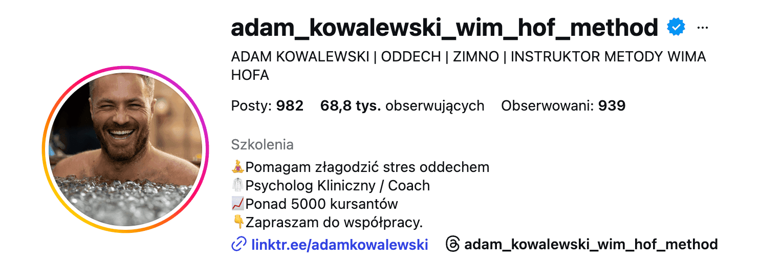 Profil Adama Kowalewskiego