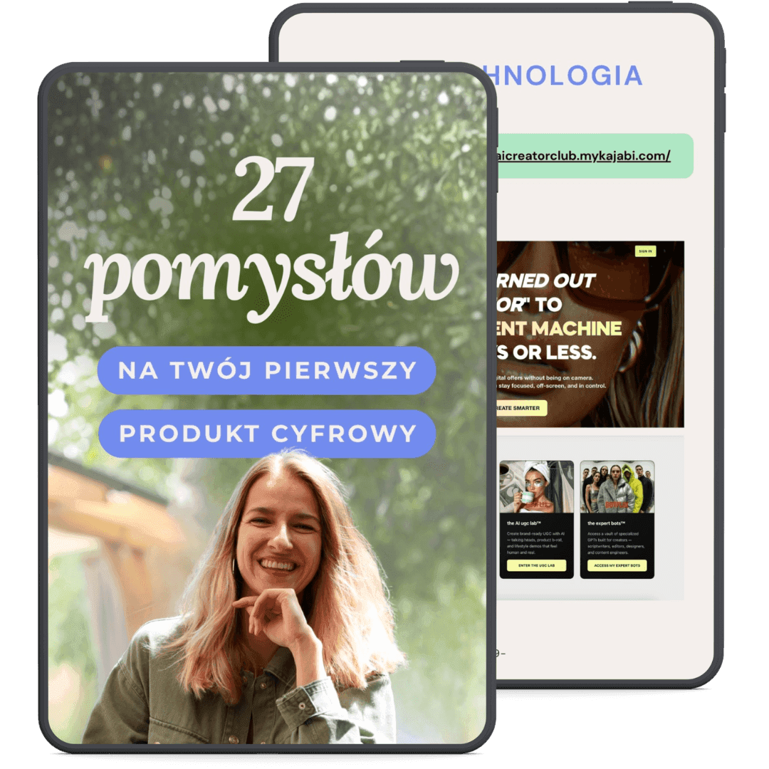 27 pomysłów na Twój pierwszy produkt cyfrowy